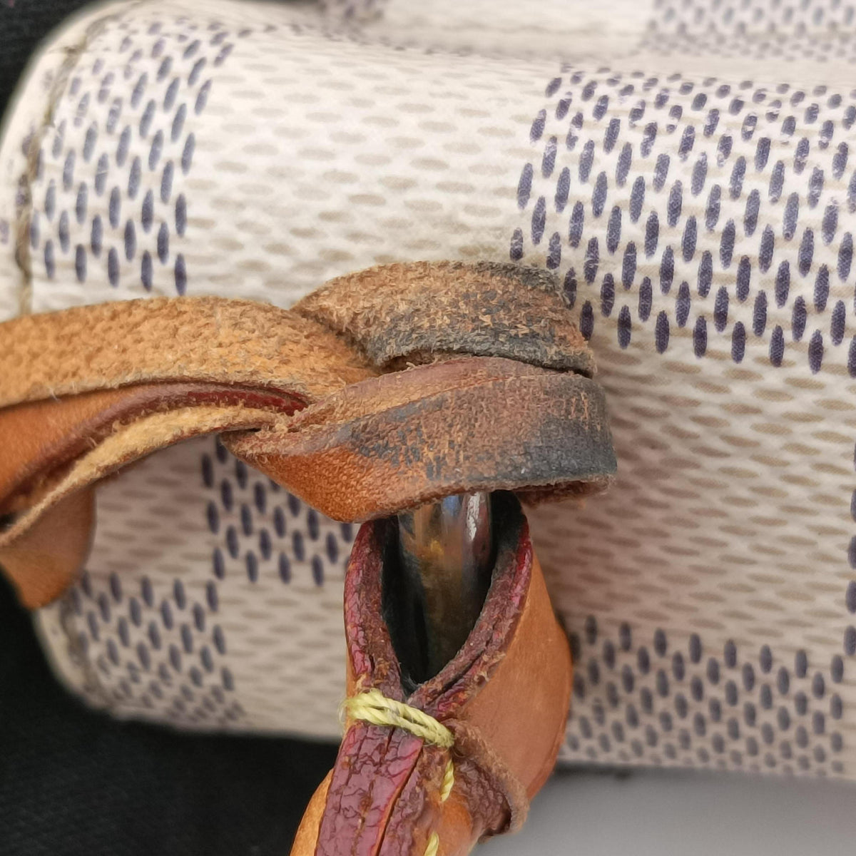 Secondhand Louis Vuitton CROISETTE Azur Damier Canvas N41581 shoulderbag | stylenewstar