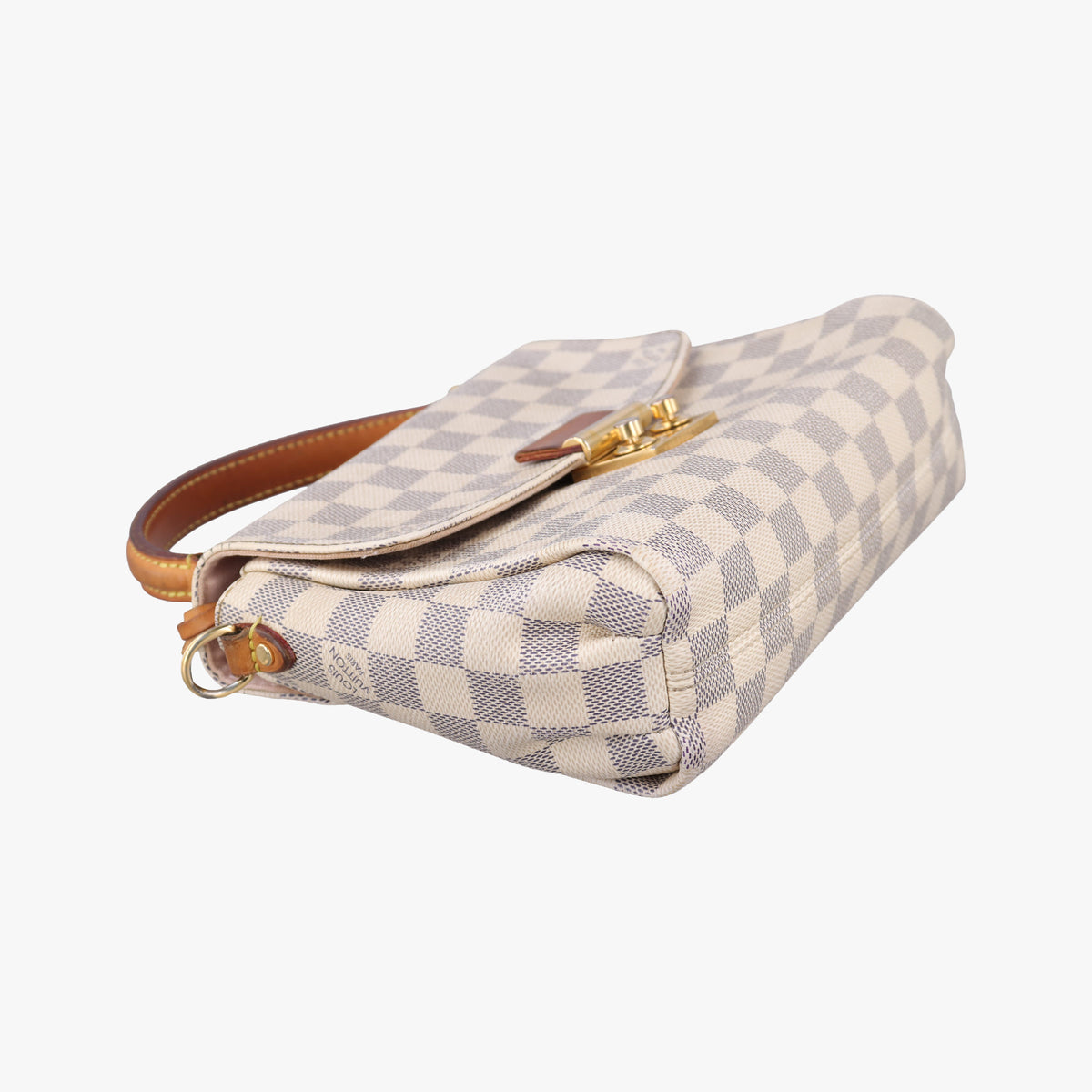 Secondhand Louis Vuitton CROISETTE Azur Damier Canvas N41581 shoulderbag | stylenewstar