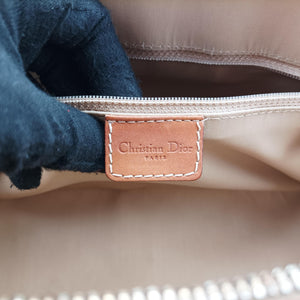 Vintage Christian Dior Street Chic Trotter Brown canvas×leather  handbag | stylenewstar