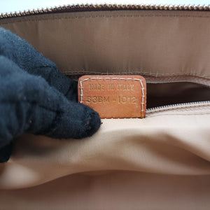 Vintage Christian Dior Street Chic Trotter Brown canvas×leather  handbag | stylenewstar