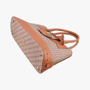Vintage Christian Dior Street Chic Trotter Brown canvas×leather  handbag | stylenewstar