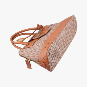 Vintage Christian Dior Street Chic Trotter Brown canvas×leather  handbag | stylenewstar