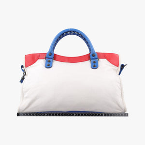 Pre-owned Balenciaga Motorcycle City Multicolour lambskin  shoulderbag | stylenewstar