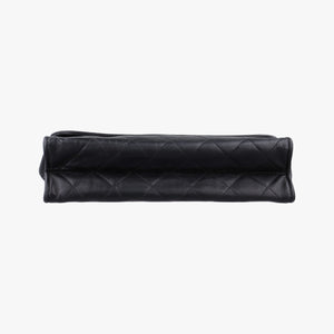Pre-owned Chanel Matelasse fringe Black Lambskin  shoulderbag | stylenewstar