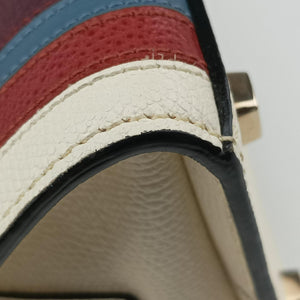 Pre-owned Valextra Iside White x Multi Leather  shoulderbag | stylenewstar