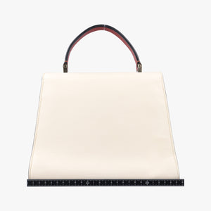 Pre-owned Valextra Iside White x Multi Leather  shoulderbag | stylenewstar