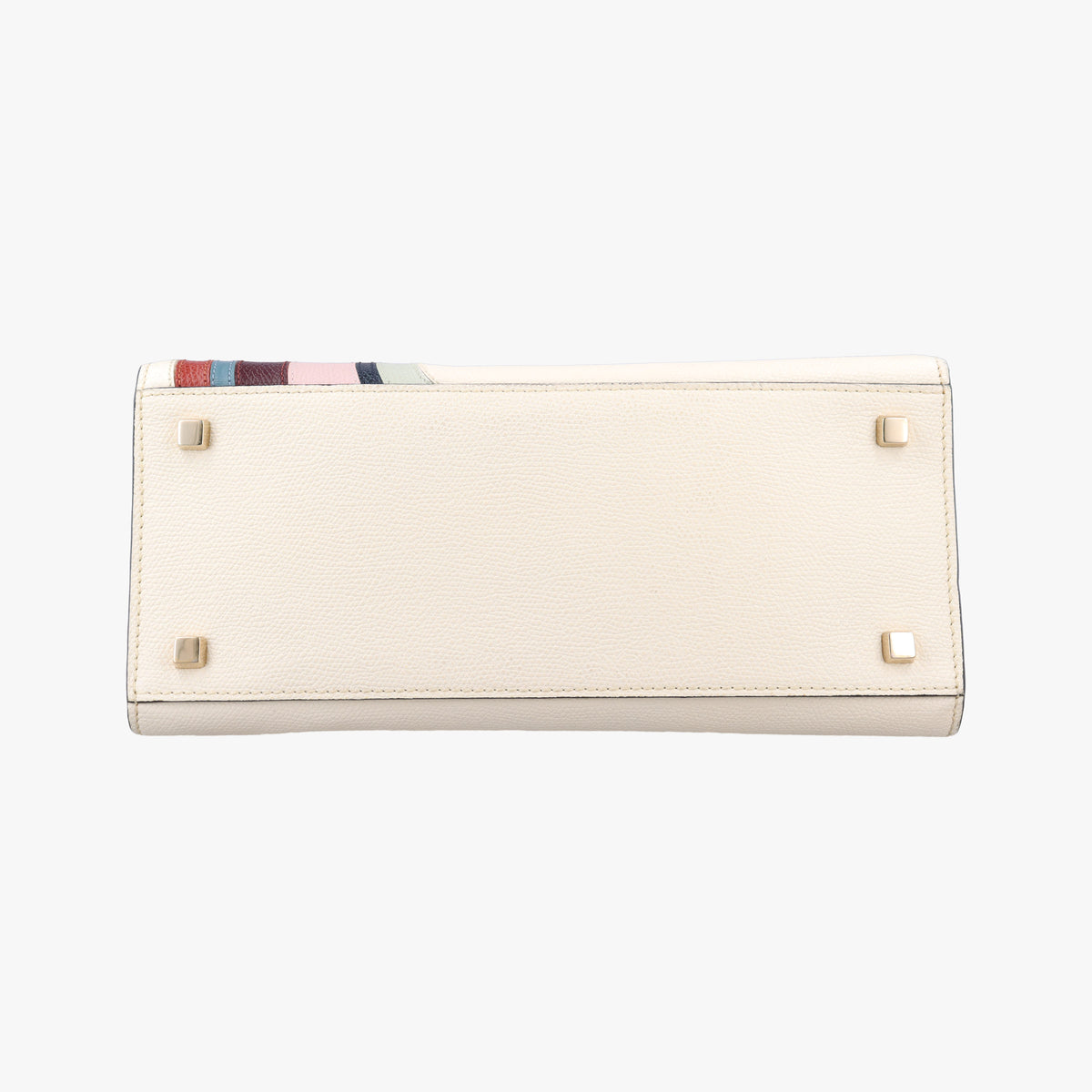 Pre-owned Valextra Iside White x Multi Leather  shoulderbag | stylenewstar