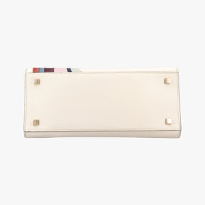 Pre-owned Valextra Iside White x Multi Leather  shoulderbag | stylenewstar