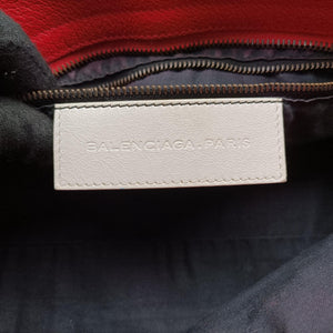 Pre-owned Balenciaga Motorcycle City Multicolour lambskin  shoulderbag | stylenewstar
