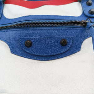 Pre-owned Balenciaga Motorcycle City Multicolour lambskin  shoulderbag | stylenewstar