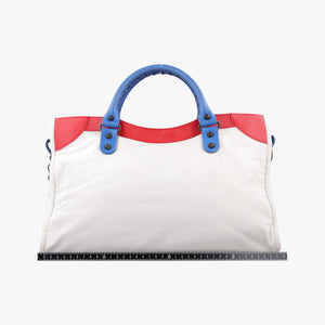 Pre-owned Balenciaga Motorcycle City Multicolour lambskin  shoulderbag | stylenewstar