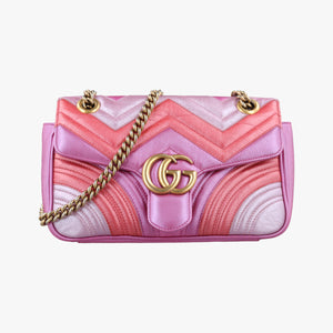 Pre-owned Gucci GG Marmont Multicolour Leather 443497 shoulderbag | stylenewstar