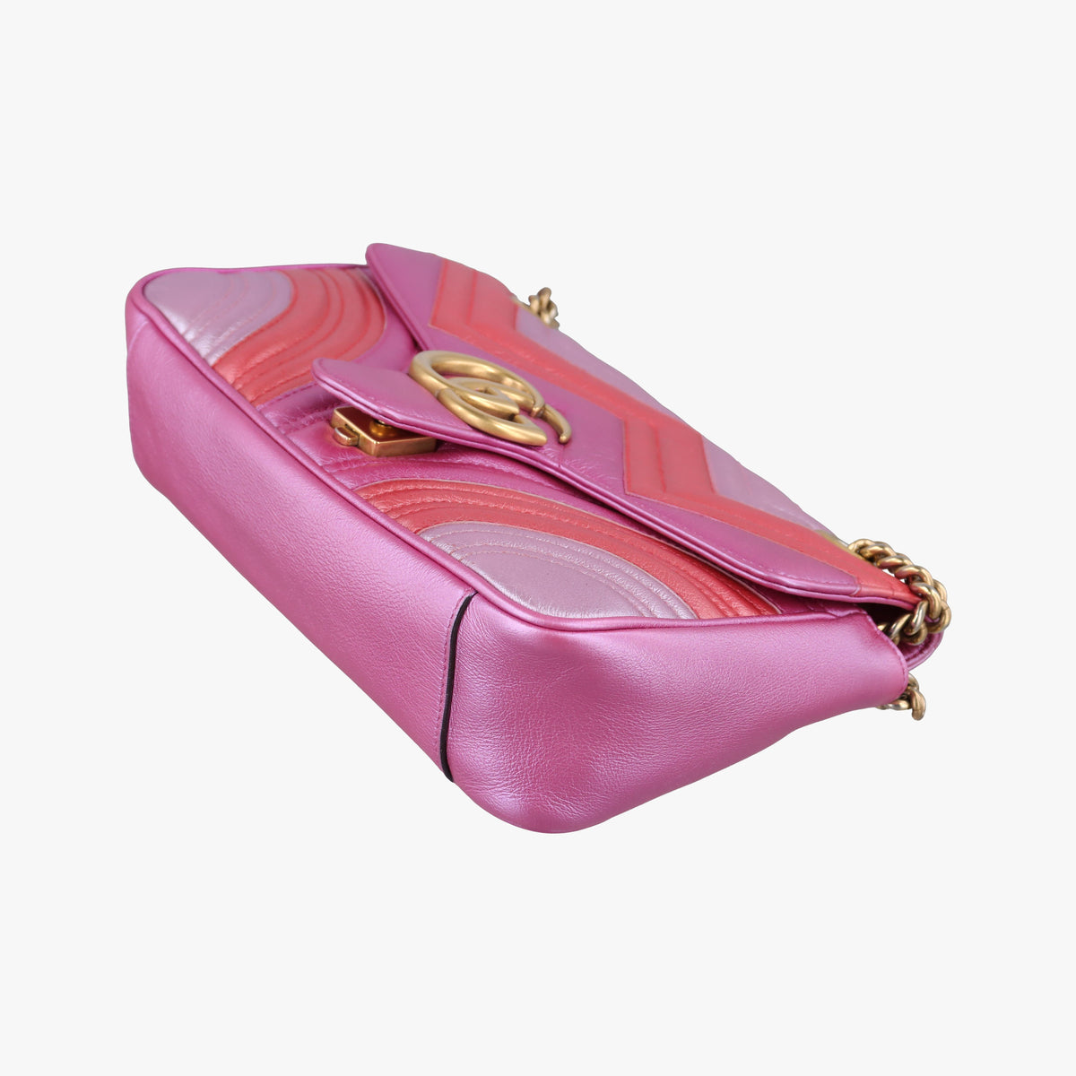 Pre-owned Gucci GG Marmont Multicolour Leather 443497 shoulderbag | stylenewstar