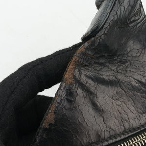 Secondhand Christian Dior Corset Hobo Black Leather × Nylon  handbag | stylenewstar
