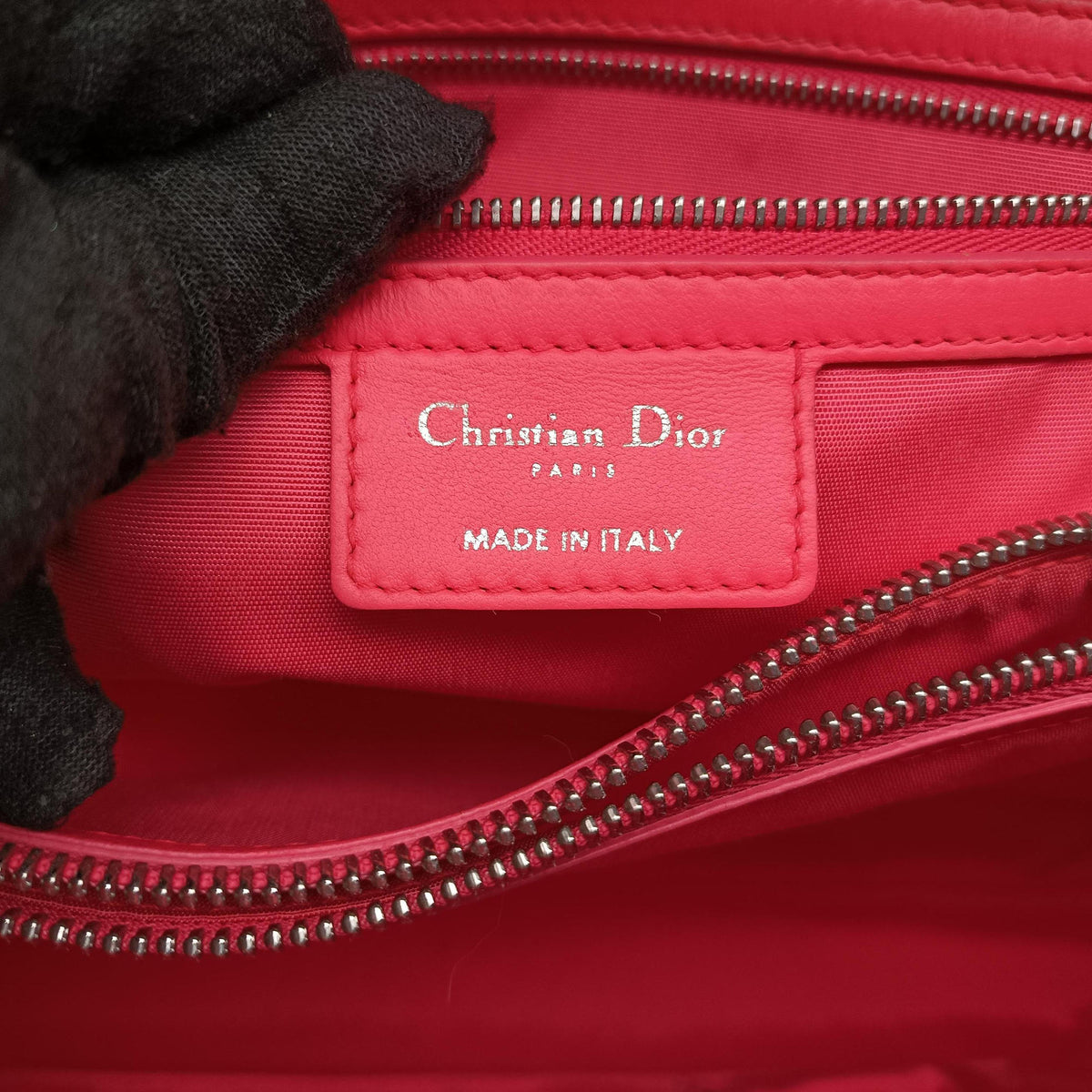 Pre-owned Christian Dior Cannage Dior Soft Shopping Pink lambskin  shoulderbag | stylenewstar
