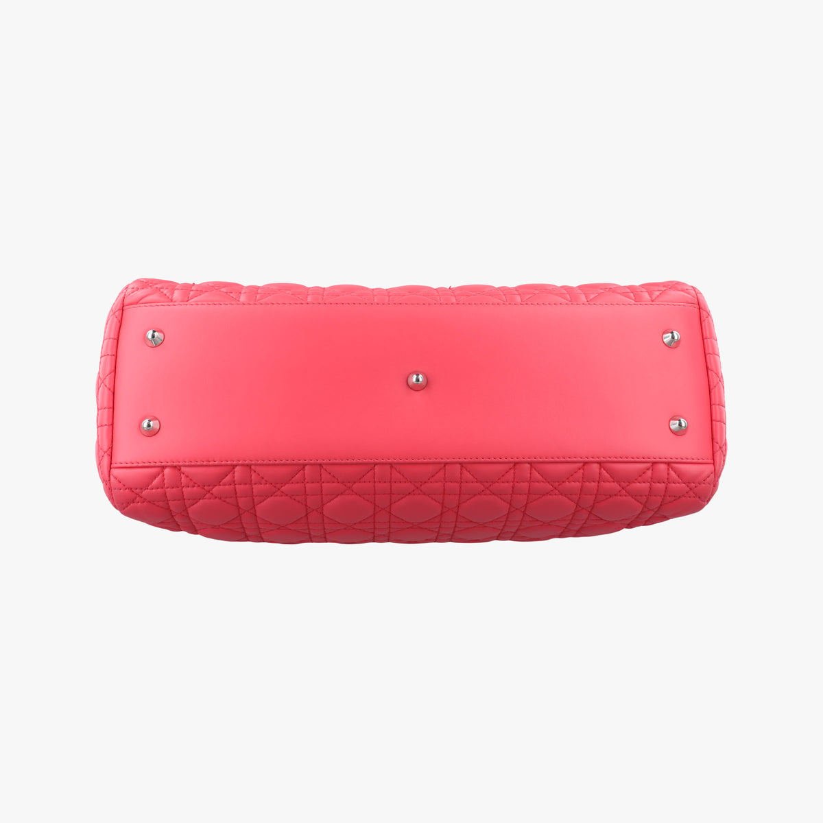 Pre-owned Christian Dior Cannage Dior Soft Shopping Pink lambskin  shoulderbag | stylenewstar