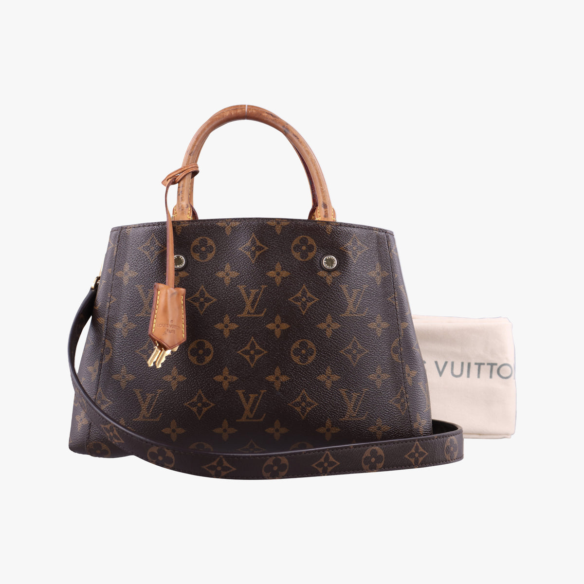 Pre-owned Louis Vuitton Montaigne BB Brown Monogram Canvas M41055 shoulderbag | stylenewstar