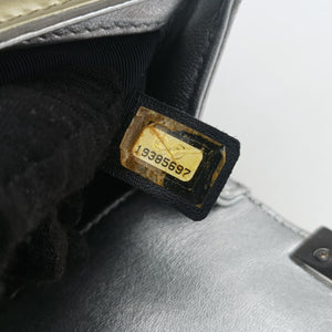 Secondhand Chanel BOY CHANEL Golden Patent Leather A67085 shoulderbag | stylenewstar