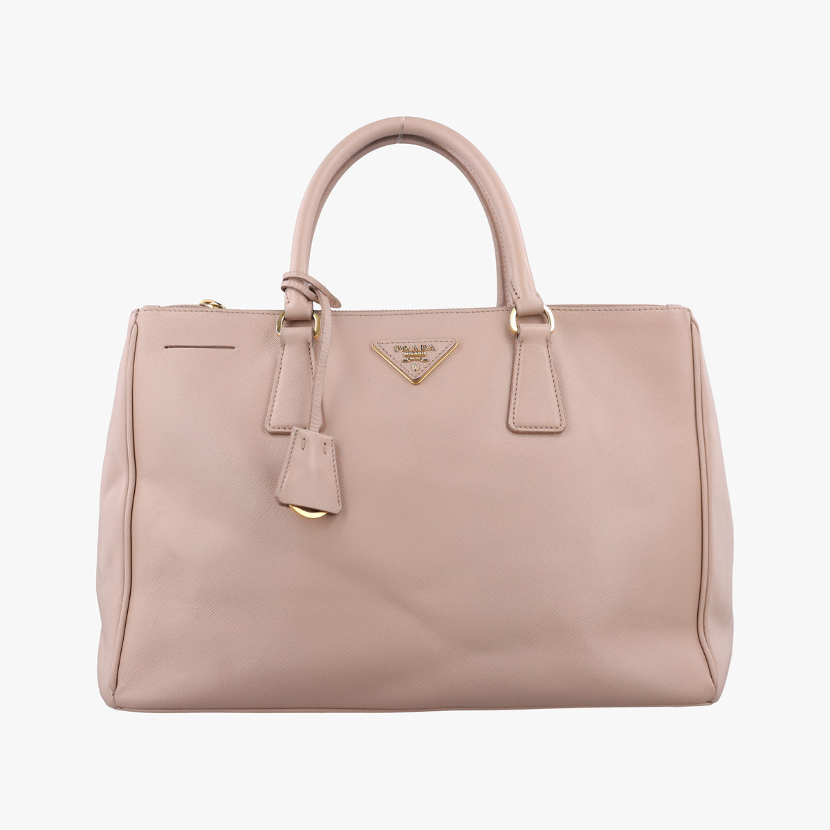 Pre-owned Prada Galleria Pink SAFFIANO Leather BN2274 handbag | stylenewstar