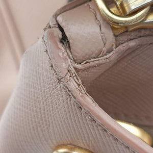 Pre-owned Prada Galleria Pink SAFFIANO Leather BN2274 handbag | stylenewstar