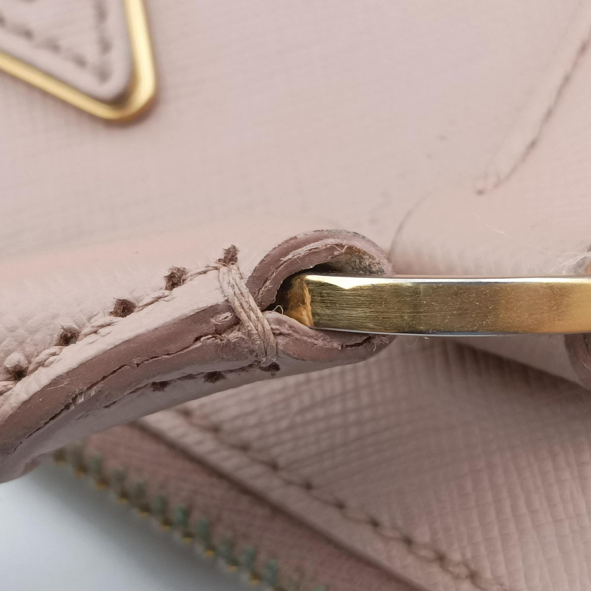 Pre-owned Prada Galleria Pink SAFFIANO Leather BN2274 handbag | stylenewstar