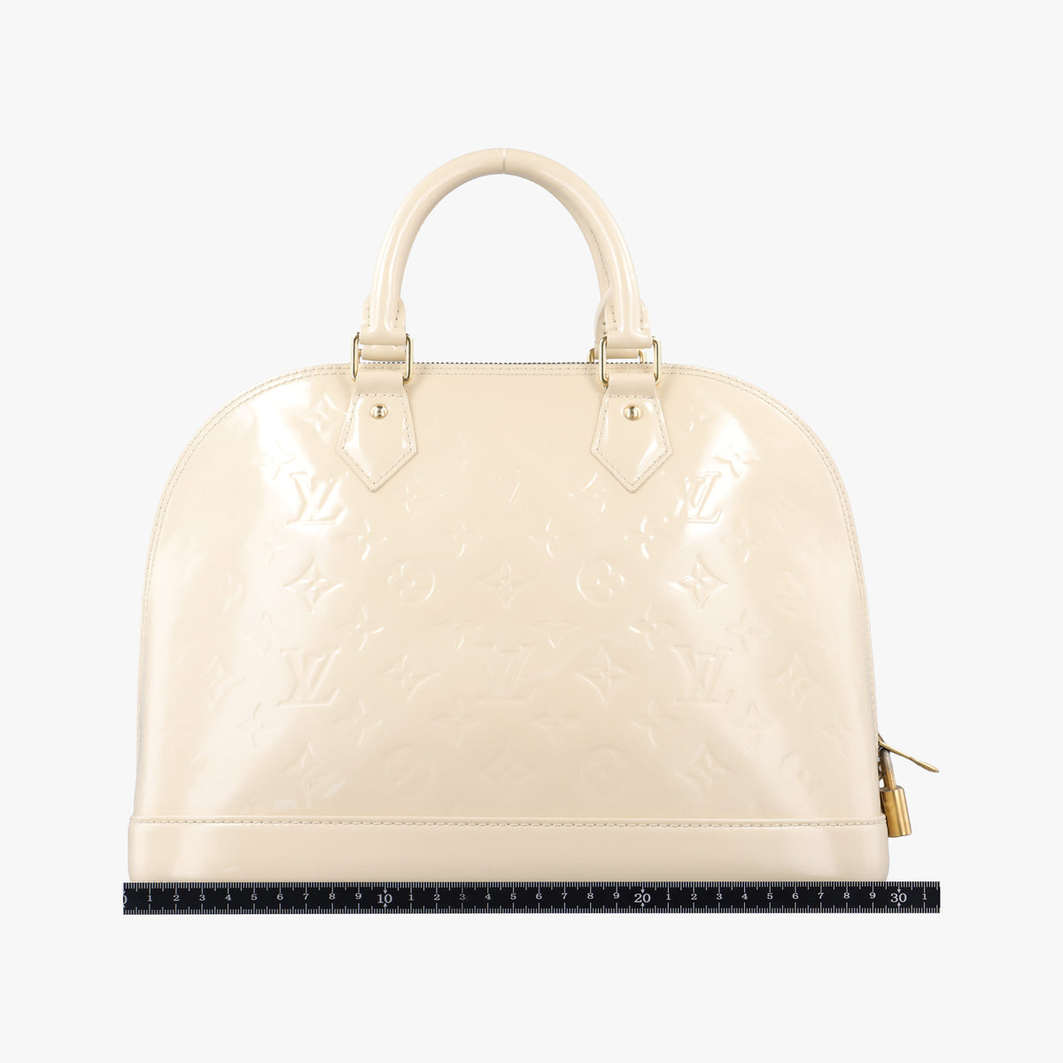 Pre-owned Louis Vuitton Alma PM Dune Vernis M90101 handbag | stylenewstar
