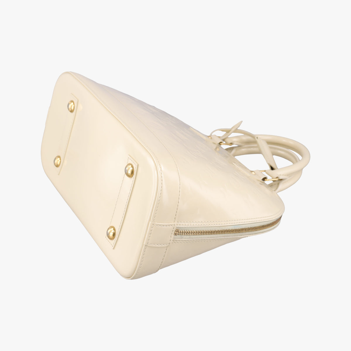 Pre-owned Louis Vuitton Alma PM Dune Vernis M90101 handbag | stylenewstar