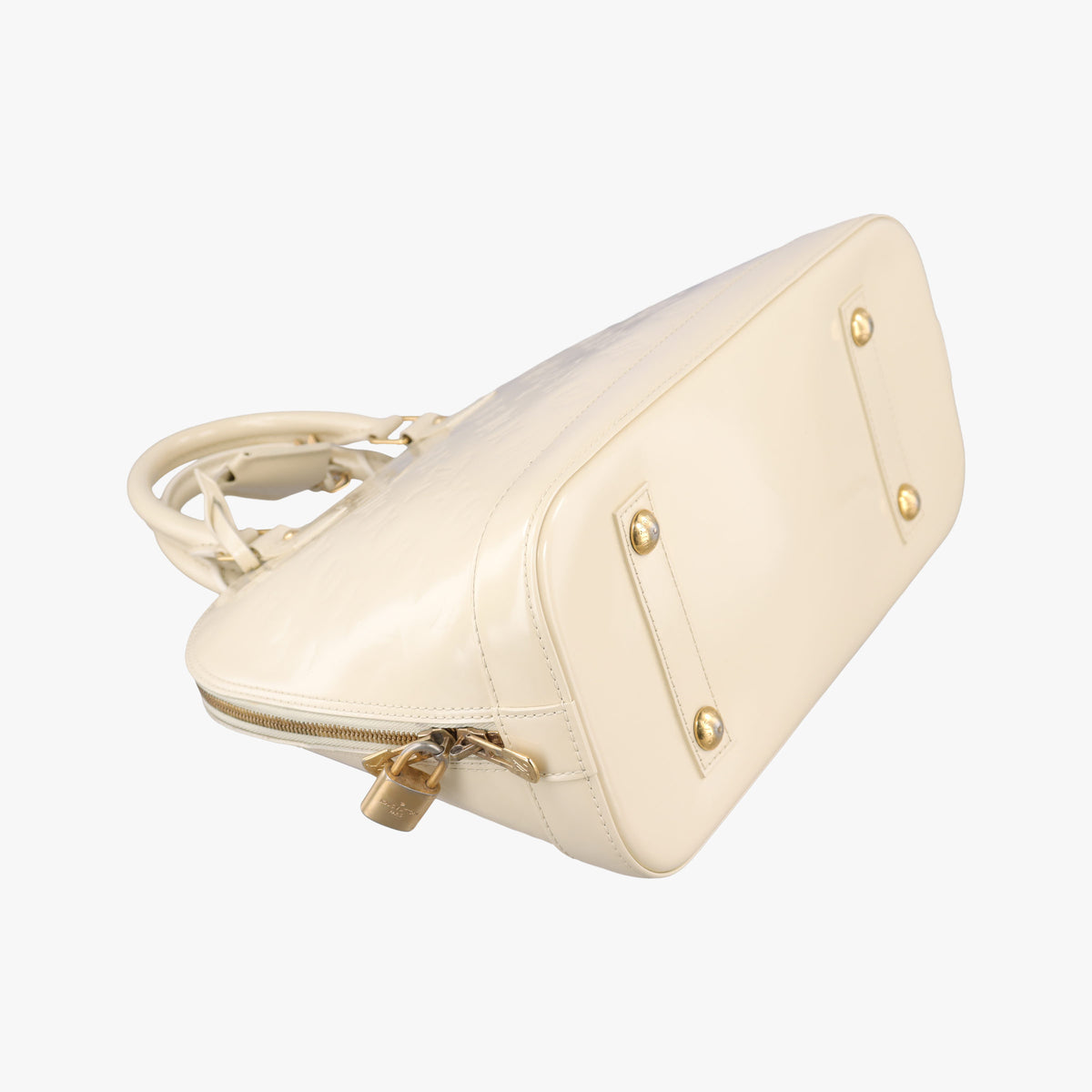 Pre-owned Louis Vuitton Alma PM Dune Vernis M90101 handbag | stylenewstar