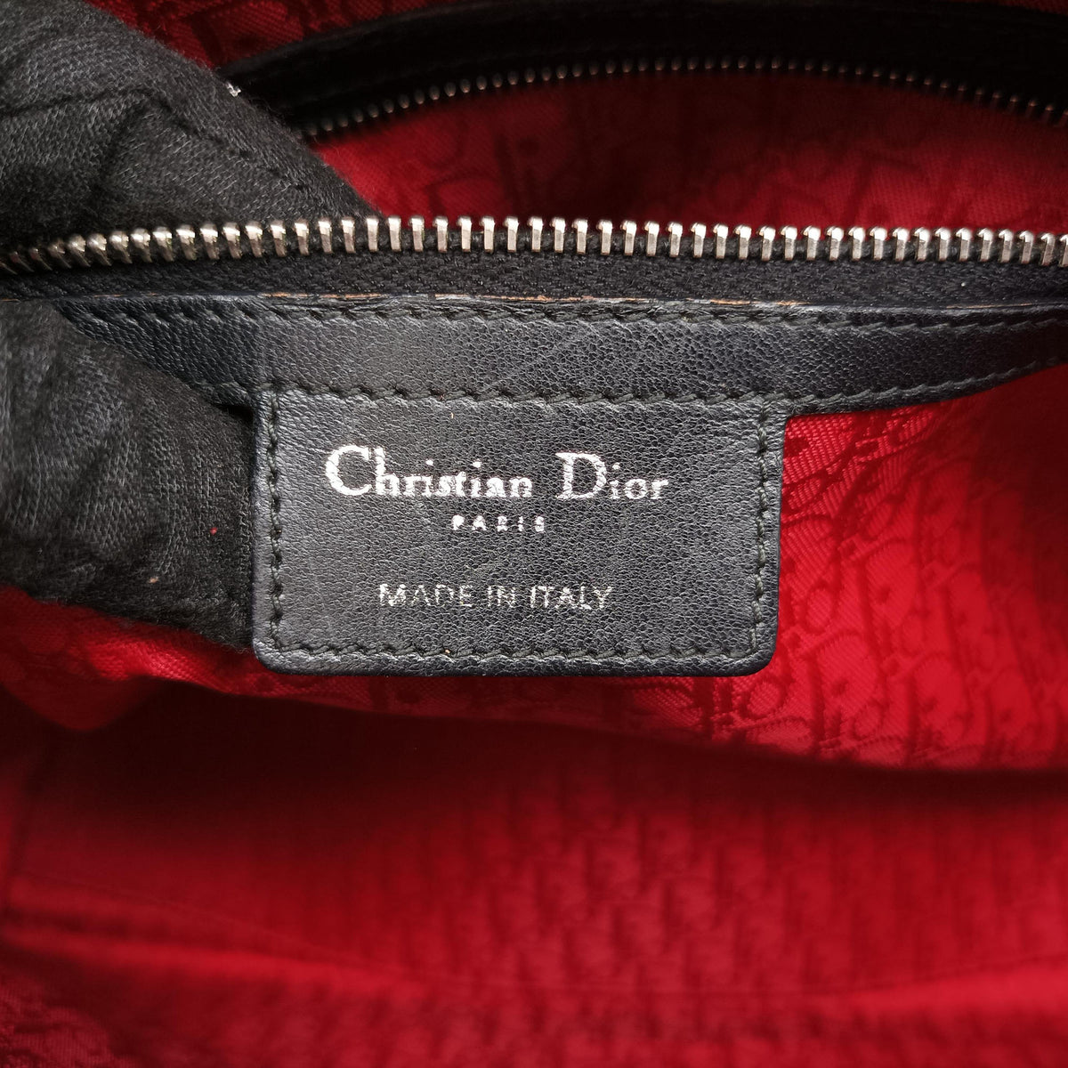 Pre-owned Christian Dior Lady Dior Black lambskin  handbag | stylenewstar