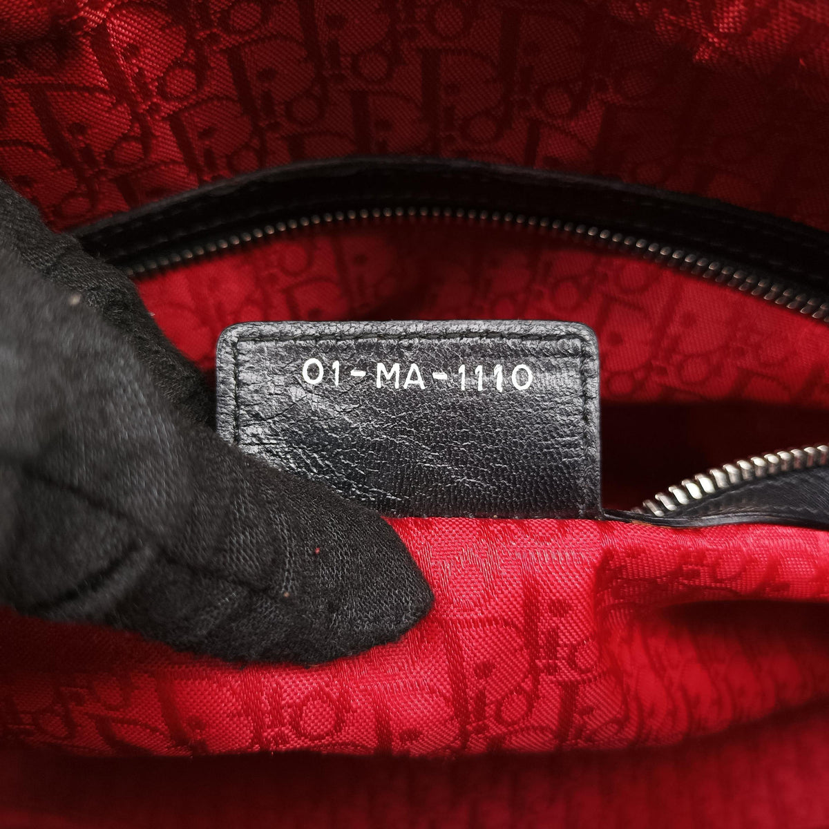 Pre-owned Christian Dior Lady Dior Black lambskin  handbag | stylenewstar