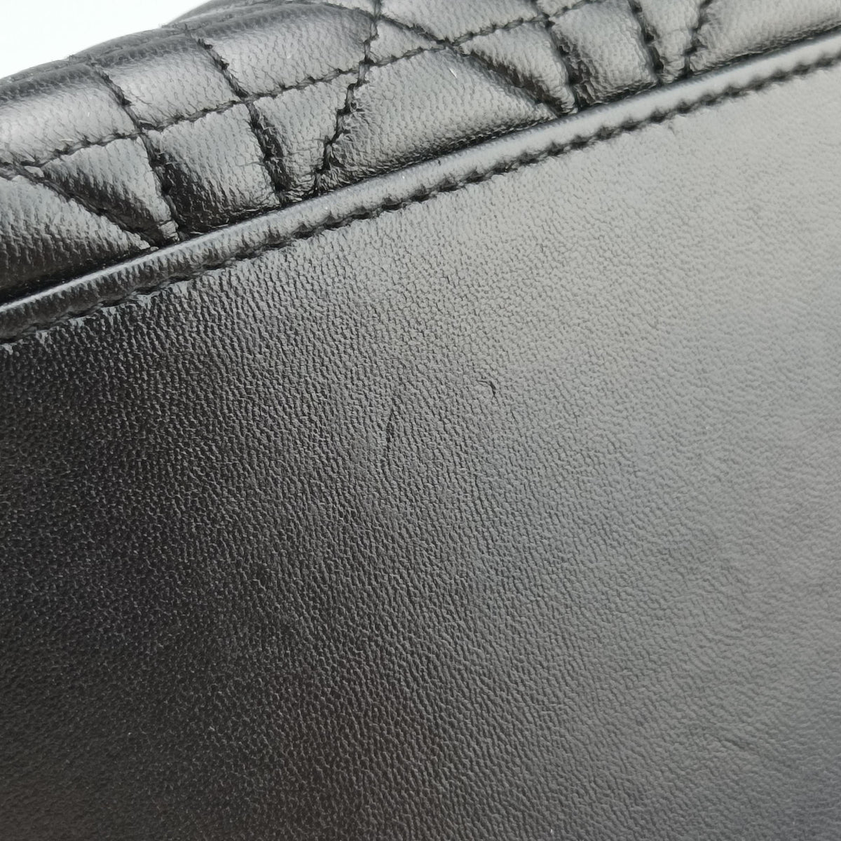 Pre-owned Christian Dior Lady Dior Black lambskin  handbag | stylenewstar