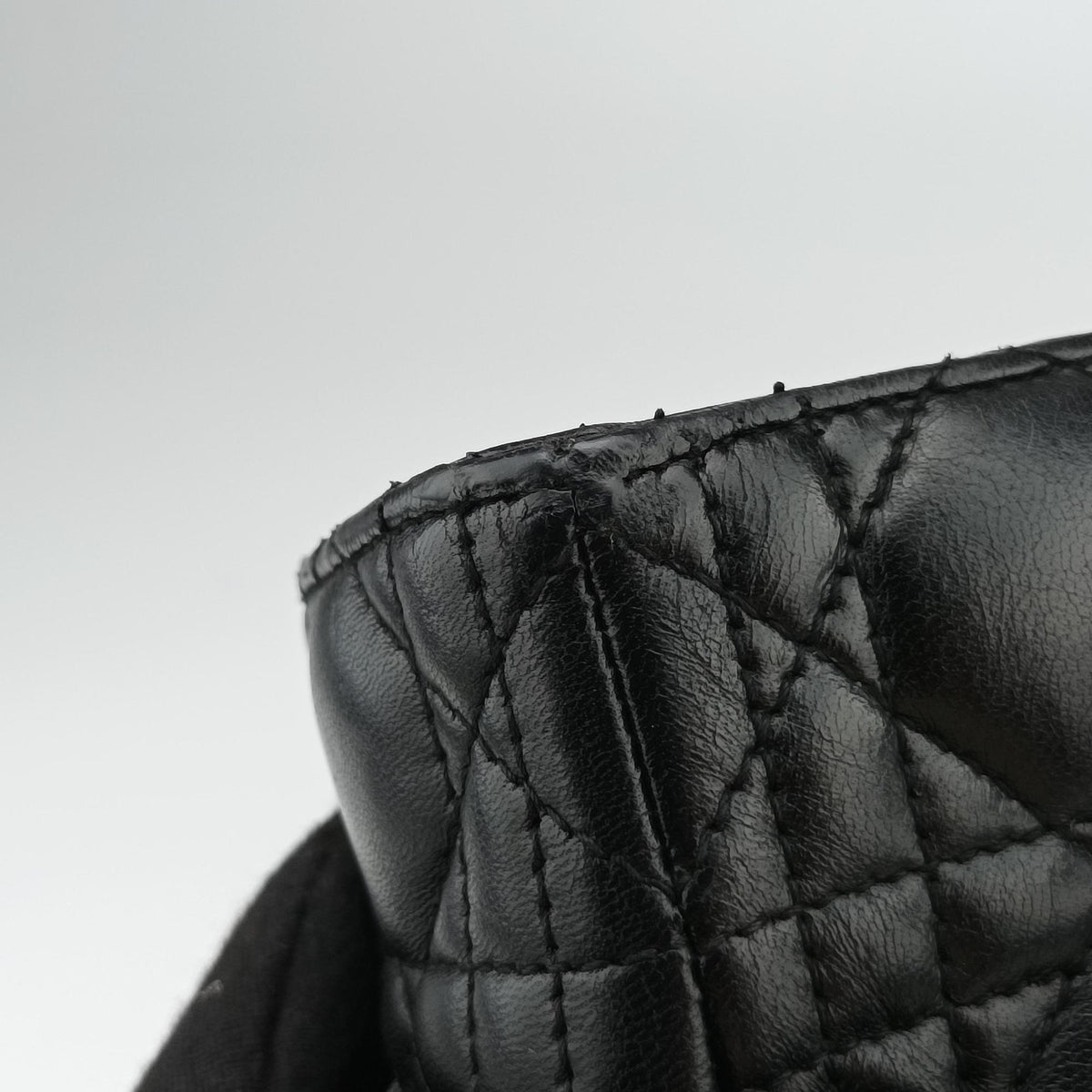 Pre-owned Christian Dior Lady Dior Black lambskin  handbag | stylenewstar