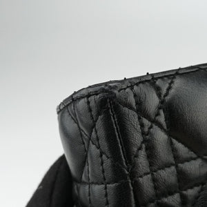 Pre-owned Christian Dior Lady Dior Black lambskin  handbag | stylenewstar