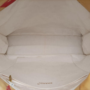 Secondhand Chanel CC lip Tote Pink PVC Coated Canvas A05226 shoulderbag | stylenewstar