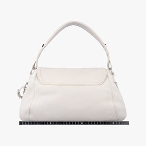 Secondhand Gucci Techno Horsebit White Leather 240266 shoulderbag | stylenewstar