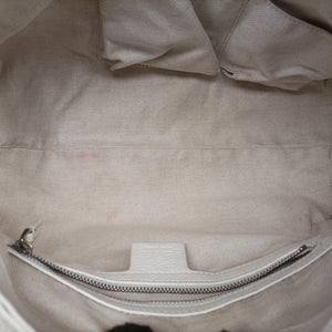 Secondhand Gucci Techno Horsebit White Leather 240266 shoulderbag | stylenewstar