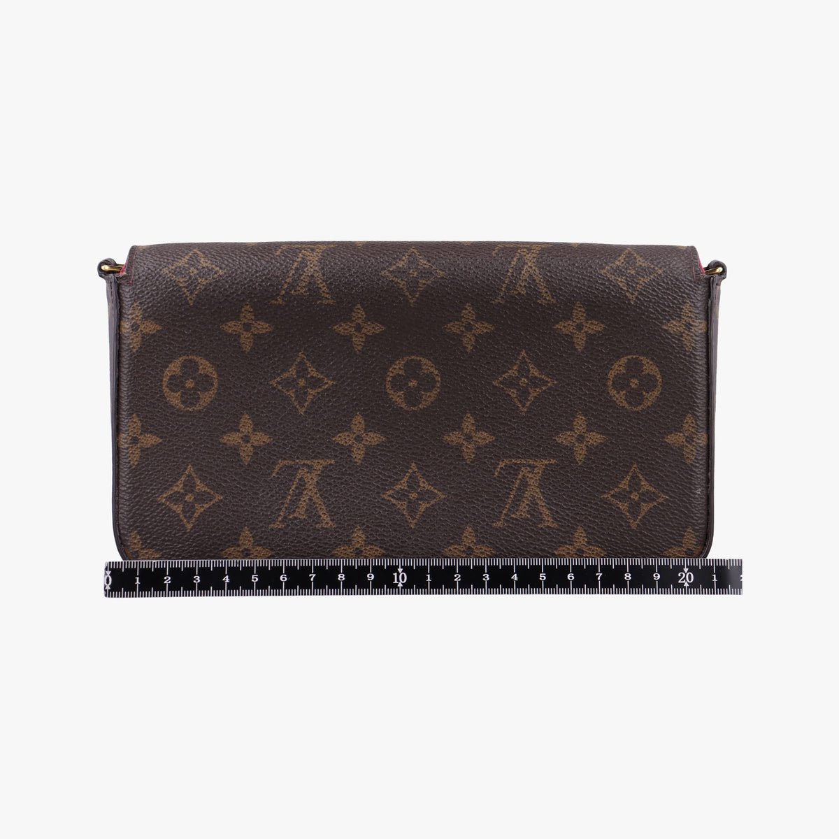 Pre-owned Louis Vuitton Pochette Felicie Brown Monogram Canvas M61276 shoulderbag | stylenewstar