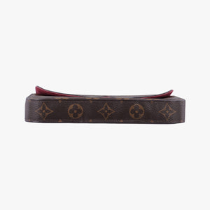 Pre-owned Louis Vuitton Pochette Felicie Brown Monogram Canvas M61276 shoulderbag | stylenewstar
