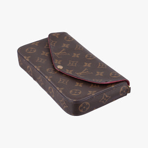 Pre-owned Louis Vuitton Pochette Felicie Brown Monogram Canvas M61276 shoulderbag | stylenewstar