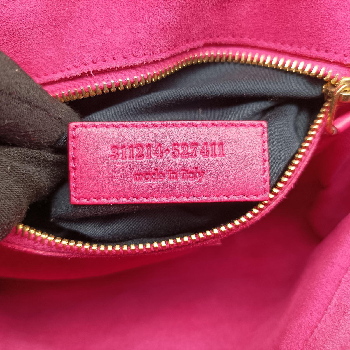 Pre-owned Yves Saint Laurent Y Ligne Rose Leather 311214 shoulderbag | stylenewstar