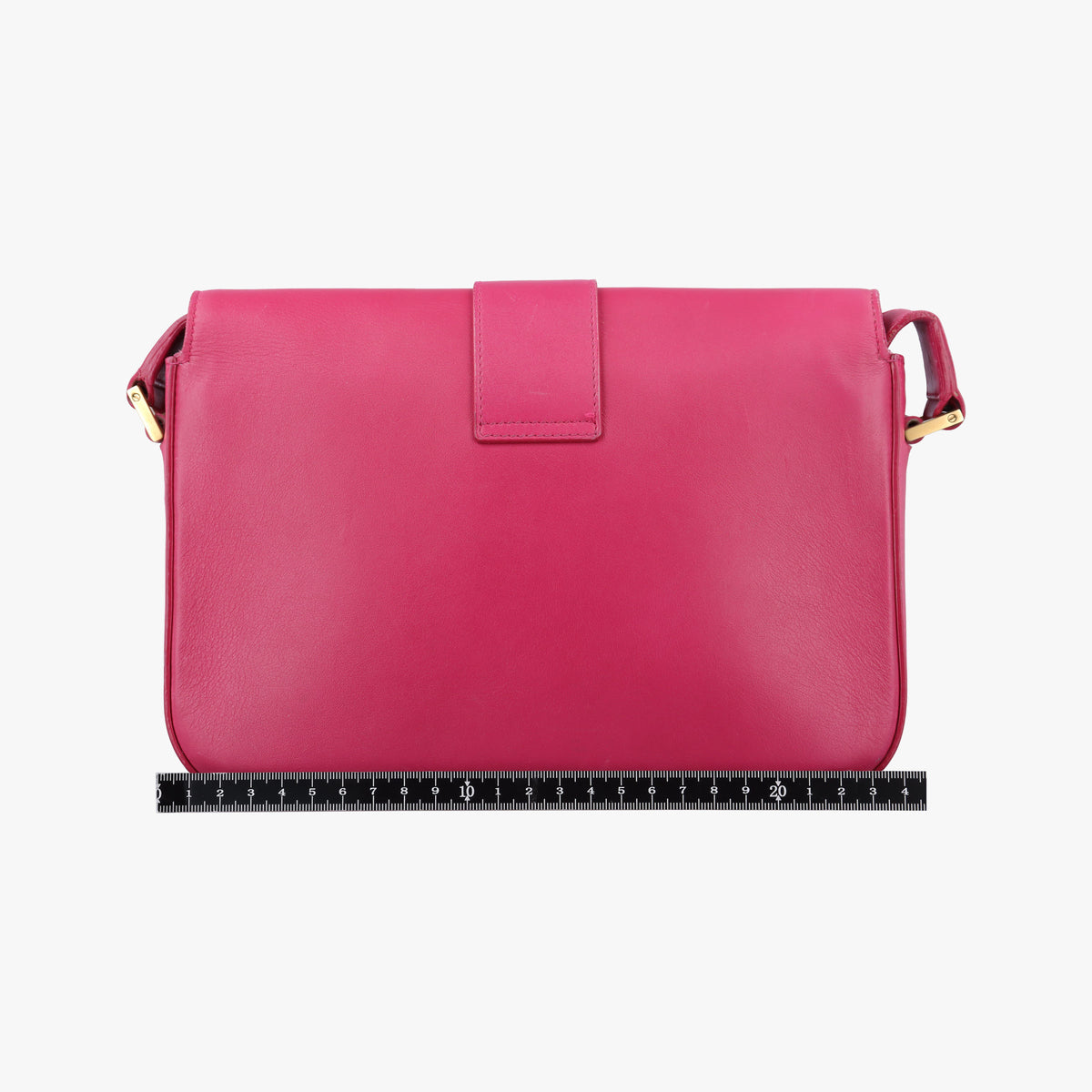 Pre-owned Yves Saint Laurent Y Ligne Rose Leather 311214 shoulderbag | stylenewstar