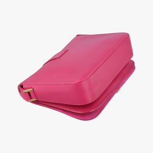Pre-owned Yves Saint Laurent Y Ligne Rose Leather 311214 shoulderbag | stylenewstar
