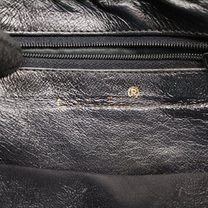 Pre-owned Chanel Matelasse With fringe Black lambskin  shoulderbag | stylenewstar