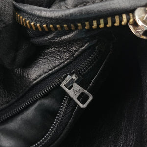 Pre-owned Chanel Matelasse With fringe Black lambskin  shoulderbag | stylenewstar
