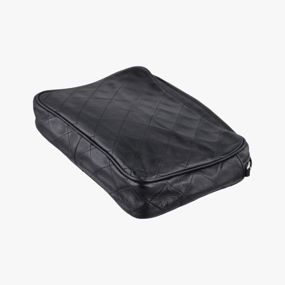 Pre-owned Chanel Matelasse With fringe Black lambskin  shoulderbag | stylenewstar