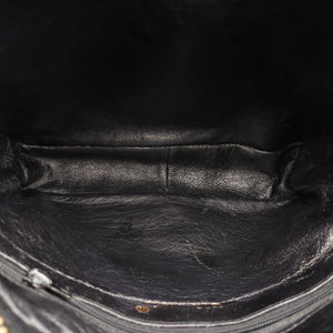 Pre-owned Chanel Matelasse With fringe Black lambskin  shoulderbag | stylenewstar