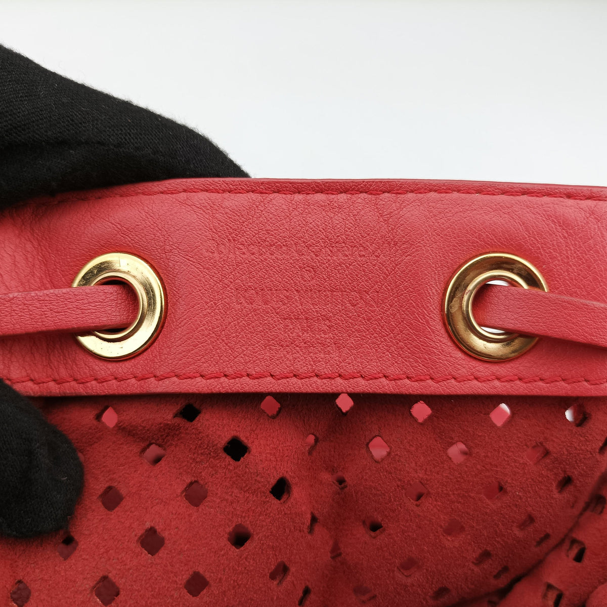 Pre-owned Louis Vuitton Sofia Coppola Noe Red Leather M94074 shoulderbag | stylenewstar