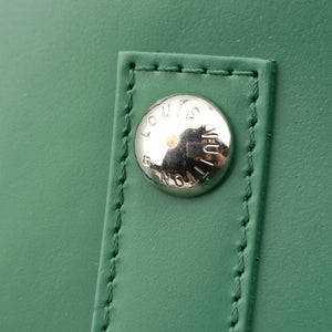 Pre-owned Louis Vuitton Alma PM Green Cloak epi M40618 handbag | stylenewstar