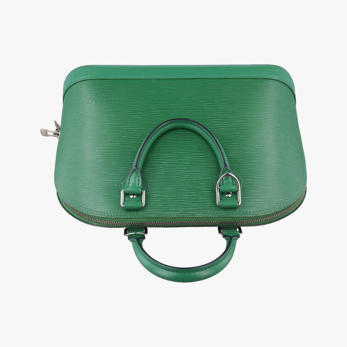 Pre-owned Louis Vuitton Alma PM Green Cloak epi M40618 handbag | stylenewstar