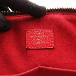 Pre-owned Louis Vuitton RETIRO PM brown×CERISE Monogram Canvas×calf leather M40546 shoulderbag | stylenewstar